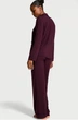 Піжама (сорочка + штани) Victoria's Secret SoSoft™ Modal Long Pajama Set S Regular Бордо (27178759D) - изображение 2
