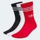 Детские три пары носков Crew adidas JW0332 (16-18) красный (4068808791212) - изображение 4