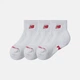 Дитячі білі шкарпетки Patch Logo Ankle (3 пари) 35-38 (S) 23-25 см (LAS51283WT) - зображення 1