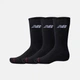 Черные носки Everyday Crew (3 пары) 43-46 (L) 29-31 см (LAS51293BK) - изображение 1