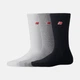 Мульти носки New Balance Patch Logo 3p 39-42 (M) 25,5-28 см (LAS33763WM) - изображение 1