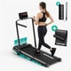 Беговая дорожка Sportconic P106FA Pro + защитный коврик 140×60 см электрическая 1–12 км/ч наклон до 9% LED 110 кг - изображение 2