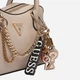 Сумка кросс-боди через плечо женская из искусственной кожи средняя Guess Brooke Hobo HWBG98-99060-LTA Light Taupe (198659044565) - изображение 6