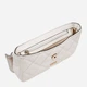 Сумка кросс-боди через плечо женская из искусственной кожи маленькая Guess Libby 2 Comp Satchel HWGG99-12200-OFF Off White (198659053505) - изображение 6