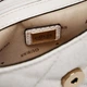 Сумка кросс-боди через плечо женская из искусственной кожи маленькая Guess Libby 2 Comp Satchel HWGG99-12200-OFF Off White (198659053505) - изображение 8