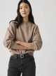Світшот на флісі утеплений жіночий Levi`s Vintage Boxy Sweatshirt Womens 005I9-0001 XS Бежевий (5401187757421) - зображення 3