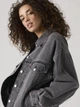 Куртка джинсовая женская Levi`s 90s Trucker Jacket A1743-0000 S Черная (5400970844836) - изображение 4