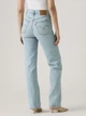 Джинси Regular Fit жіночі Levi`s Ribcage Straight Full Length Women's Jeans 79078-0045 26-34 Блакитні (5401187485720) - зображення 2