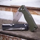 Нож складной Ganzo G720-O, сталь 440C, G10 оранжевые - изображение 7