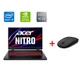 Ігровий ноутбук Б-клас Acer Nitro 5 AN517-55 / 17.3" (1920x1080) IPS / Intel Core i5-12500H (12 (16) ядер по 3.3 - 4.5 GHz) / 16 GB DDR4 / 512 GB SSD / nVidia GeForce RTX 3050, 4 GB GDDR6, 128-bit / WebCam б/в + Подарунок Миша / USB - зображення 1
