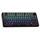 Ігрова механічна клавіатура AULA F75 Pro Black, 81 клавіша, 75%, RGB підсвітка, Hot-Swap, Gasket Mount, USB Type-C, дротова - зображення 2