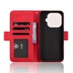 Чохол-книжка з кишеньками Deexe Wallet Stand для Xiaomi 17T - Red - зображення 4