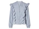 Блузка з рюшами для жінки Esmara Lyocel (TENCEL™) 468965 36(S) блакитний - зображення 1