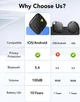 Комплект Смарт Трекер-Брелоков 4 шт. VYVYLabs для устройств iOS Bluetooth 5.4 IP65 Black (44924) - изображение 2