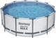 Каркасный бассейн Bestway 56420 (366 х 122 см) фильтр насос + лестница + тент - изображение 4