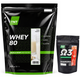 Сывороточный протеин 80% 2кг TNT Nutrition Без смаку + Омега-3 в подарок - изображение 1