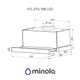 Вытяжка MINOLA HTL 6714 WH 1100 LED - изображение 9