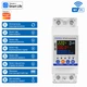 Розумне WiFi реле з повним захистом, лічильниками, таймером 1P+N 63A 230V Smart Life, Tuya [TVPS1-63FW] Taxnele - зображення 1