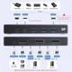 KVM-переключатель Ugreen 8K@60Hz Displayport KVM Switch, DP 1.4 KVM Switcher Support 4K@240Hz, 4 Port USB Grey (CM695) - изображение 2
