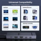 USB-концентратор UGREEN Revodok Pro 6 в 1 USB-C Hub to DisplayPort 4K 60Hz, 100W Power Delivery 10Gbps USB-A and USB-C 3.2 (CM818) - изображение 8