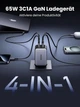 Сетевое зарядное устройство UGREEN Nexode 65W USB C Charger 4-Port GaN Power Supply Gray (X559) - изображение 2