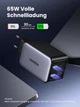 Сетевое зарядное устройство UGREEN Nexode 65W USB C Charger 4-Port GaN Power Supply Gray (X559) - изображение 3