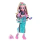 Лялька Monster High Doll, Lagoona Blue (з рибкою Нептуною та 7 аксесуарами) - зображення 2