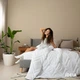 Ковдра IDEIA - Nordic Comfort полегшена біла 140*210 полуторна (150) - зображення 7