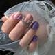 Гель-лак F.O.X Spectrum Gel Vinyl 126 Plummy сиреневая слива 7 мл - изображение 3