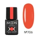 Гель-лак Moon Full Neon 706 кораловий 8 мл - зображення 1