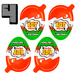 Комплект шоколадных яиц Kinder Joy Minecraft 4 шт. по 20 г с игрушкой-сюрпризом (3192495A18CB) - изображение 1