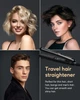 Міні-випрямляч для короткого волосся Wavytalk Mini Flat Iron 2в1 керамічний для чубчика дорожній чорний компактний - зображення 3