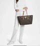 Сумка тоут Michael Kors Hamilton Moderne Large Signature Logo Tote Bag Brown - зображення 2
