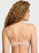 Бюстгальтер без кісточок безшовний бавовняний Victoria's Secret Cotton Logo Hardware Lightly Lined, бежевий, 34А - зображення 2