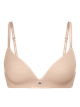 Бюстгальтер без кісточок безшовний бавовняний Victoria's Secret Cotton Logo Hardware Lightly Lined, бежевий, 34А - зображення 3