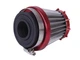 Фільтр нульовий прямий TT AGRO MOTO червоний Ø48-50/35/28 мм на скутер - зображення 2