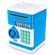 Дитячий сейф-скарбничка Number Bank з електронним кодовим замком та звуковими ефектами Блакитний - зображення 2