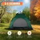 Туристическая палатка 6-ти местная автоматическая для отдыха 220х220 для рыбалки и кемпинга походная - изображение 6
