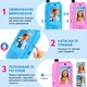 Дитячі відеорації Video Walkie Talkie 2 шт з відеозв'язком, кольоровим екраном, камерою, акумулятором 500mAh та зарядкою USB Type-C, радіус до 300 м - изображение 7