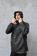 Анорак Carhartt WIP Nimbus Pullover чорна S - изображение 5
