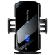 Універсальний автотримач ColorWay FlameGrip, автозажим, Wireless Charger 15W Black (CW-CHAW070Q-BK) - зображення 3