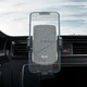 Автотримач для телефона HOCO CA94 Polaris push-type air outlet car holder Black - изображение 9