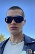 Очки солнцезащитные большие крупные прямоугольные y2k uv400 стиль 2000 90(А108) - изображение 4