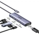 USB-хаб UGREEN CM511 5-in-1 USB-C to DisplayPort+3xUSB-A 3.0+USB-C 3.0 + USB-C PD 3.0 100W Power Port Gray (75642) - изображение 2