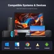 USB-хаб UGREEN CM475 USB 3.0 to Gigabit + 3xUSB 3.0 Converter with USB-C Power Port Grey (60554) - изображение 3