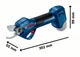 Секатор Bosch Pro Pruner аккумуляторный, 12в, 3.0 Ач, до 25мм, 1кг, сет. 2 акк. 0.601.9k1.021 - зображення 8