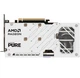 Видеокарта Radeon rx 9060 xt, Sapphire, pure (White Edition), 16Gb gddr6, 128-bit, HDMI/2xDP, 3290/20000 MHz, 8-pin (11350-02-20g) - зображення 4