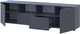 Комод Doros Рон 4 180х38х50 см 2 фасада 2 ящика Графит (44900234) - изображение 6