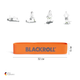 Фітнес резинка текстильна BLACKROLL® LOOP BAND Orange 32 × 6 см (опір 2,9 кг) - изображение 2