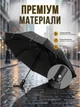Парасолька автоматична з системою Антивітер Bodasan 8 спиць, купол 110 см, кнопка відкриття/закриття Чорна (HC45) - зображення 3